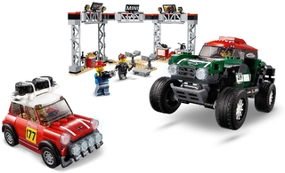 Coches de Lego - Mini Cooper S Rally de 1967 y Mini John Cooper Works Buggy de 2018 - Lego Speed Champions