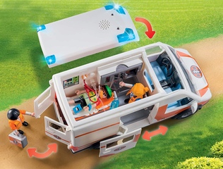 Ambulancia con Luces y Sonido de Playmobil 
