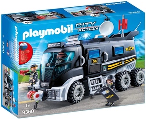 Coche de Policía con luz LED y Módulo de Sonido - Playmobil